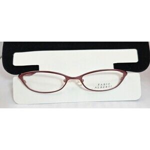 FABIO ALBERTI eyeglasses Unisex FA845 BURG/ SATIN 51/17/135 DEMO NEW